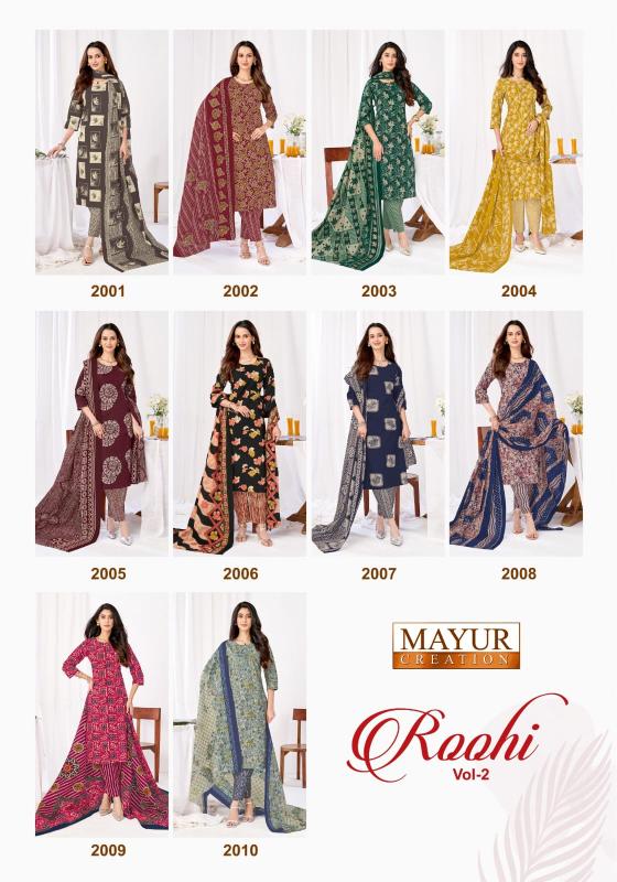 Mayur roohi vol-2 wholesale dress material